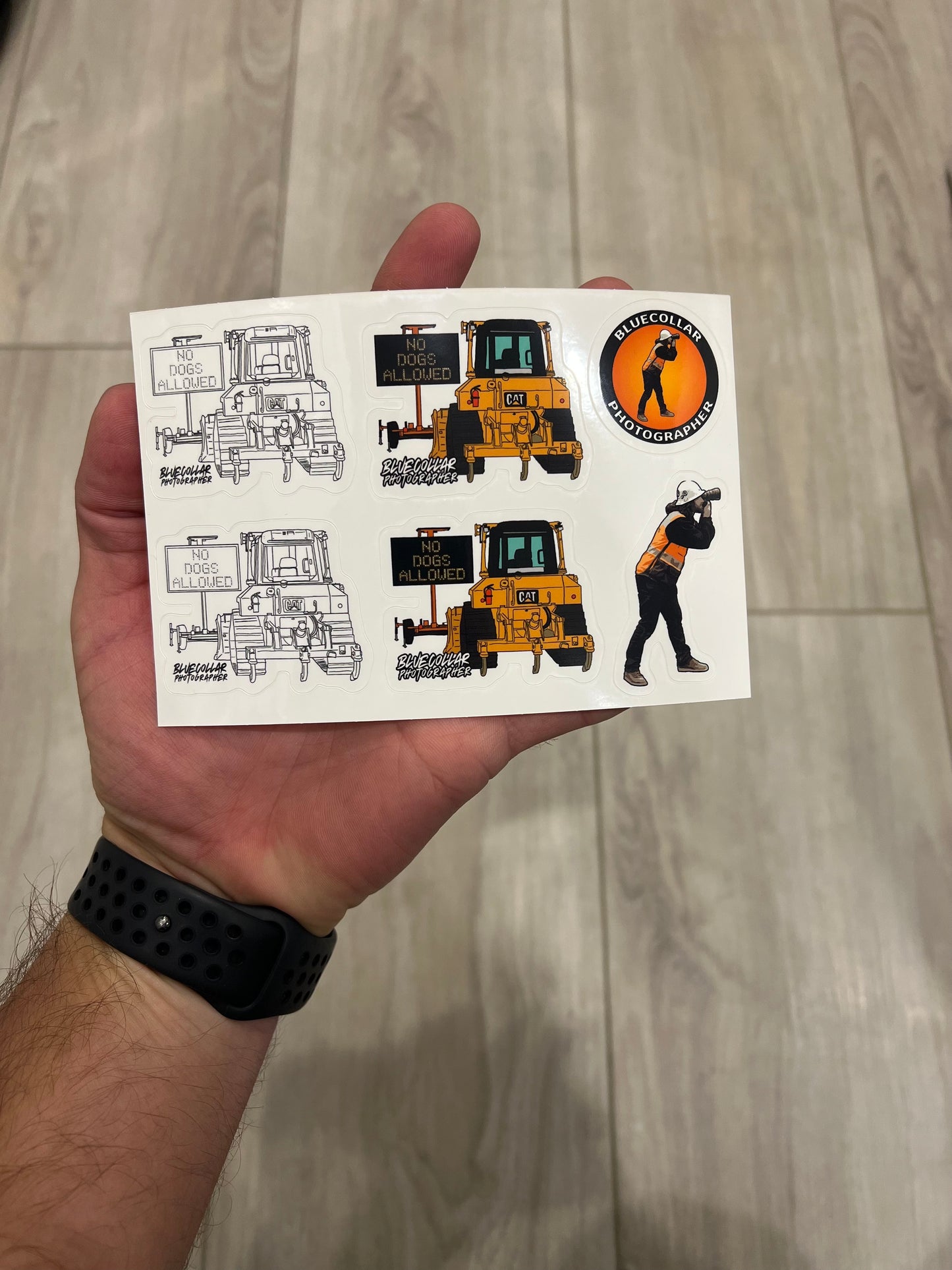 Sticker Sheet - No Dogs Allowed and BCP
