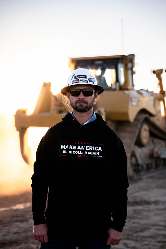 MAKE AMERICA BLUE COLLAR AGAIN HOODIE