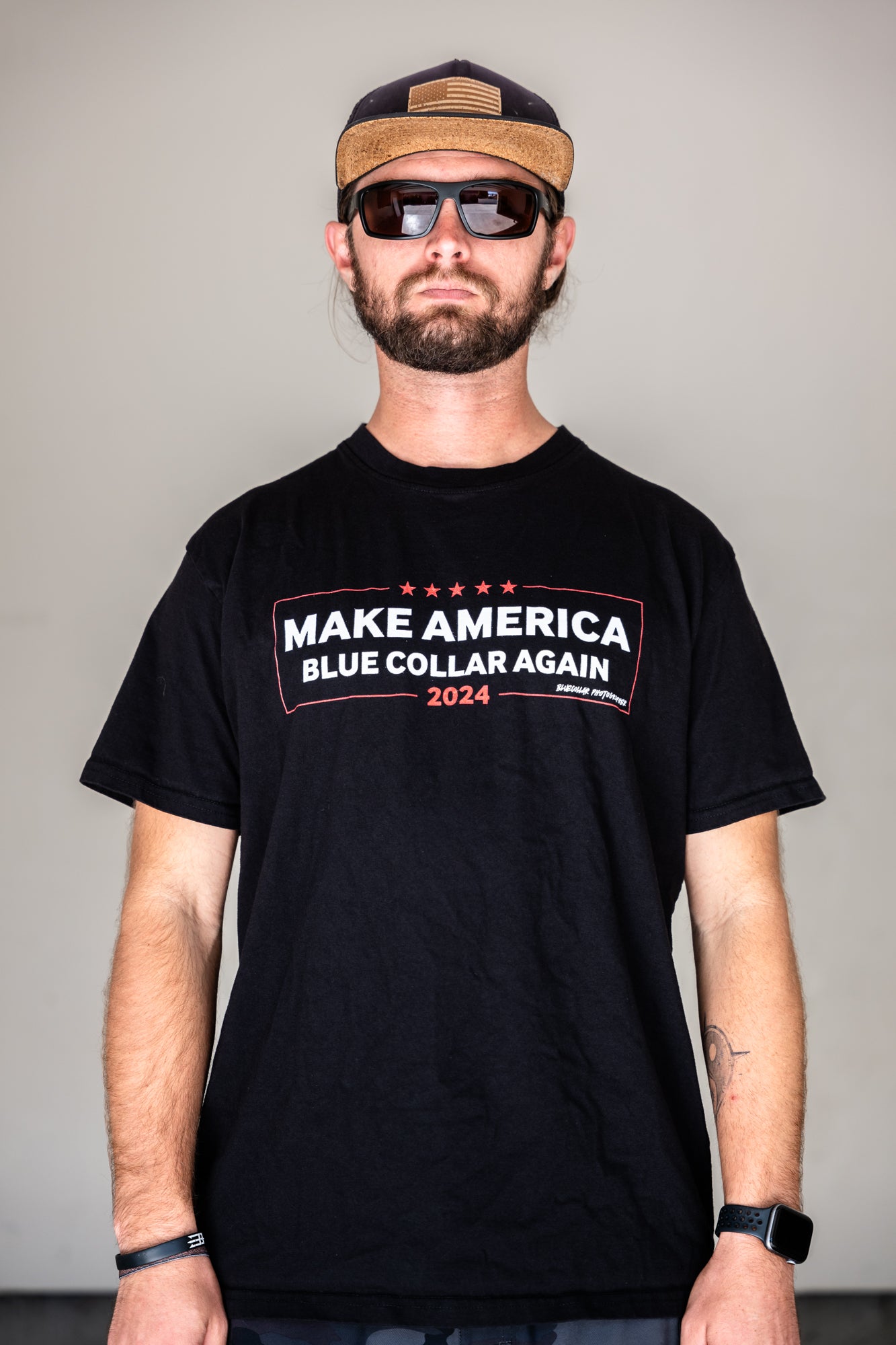 MAKE AMERICA BLUE COLLAR AGAIN - USA Made T-Shirt