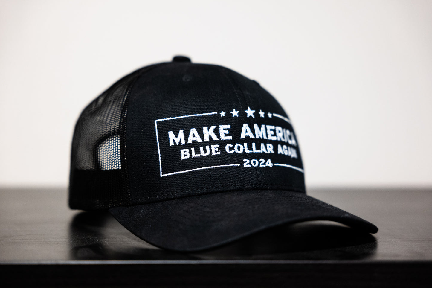 Make America Blue Collar Again Trucker Cap | Flexfit 6606