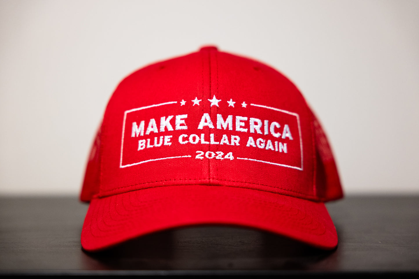 Make America Blue Collar Again Trucker Cap | Flexfit 6606