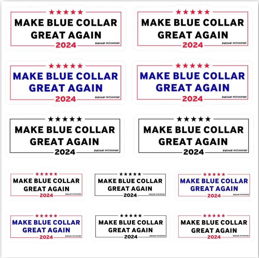 Sticker Sheet - Make Blue Collar Great Again